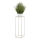 Suporte para flores 70x24 cm creme