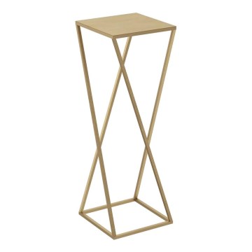 Suporte para flores 70x24 cm dourada