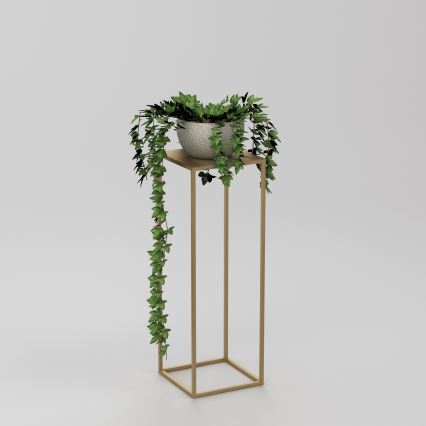 Suporte para flores 70x24 cm dourada