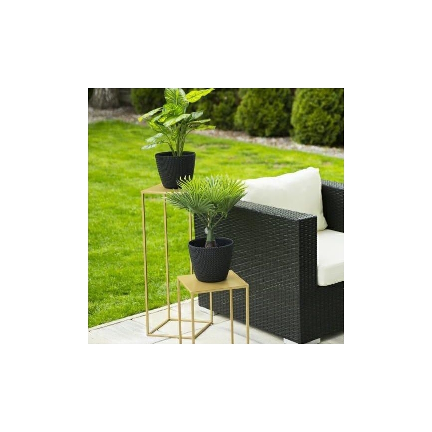 Suporte para flores 70x24 cm dourado