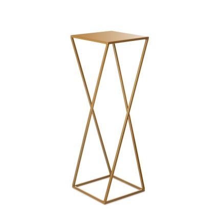 Suporte para flores 70x24 cm dourado