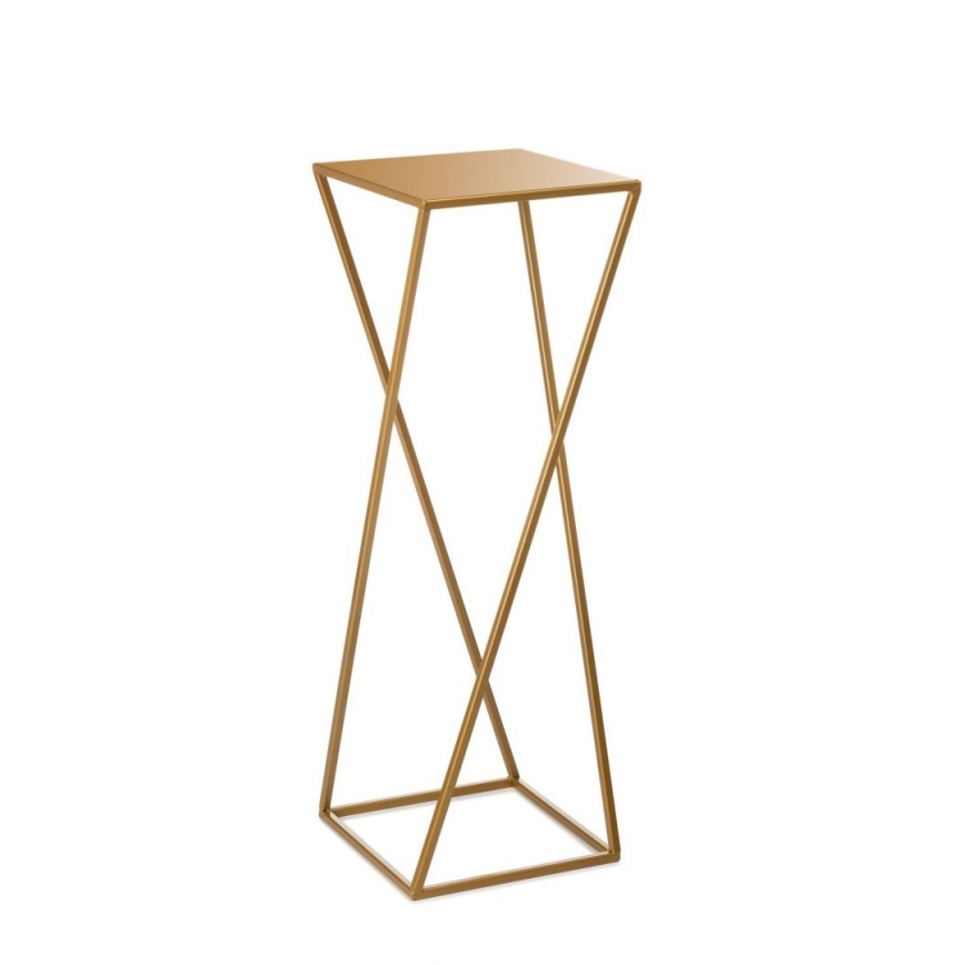 Suporte para flores 70x24 cm dourado