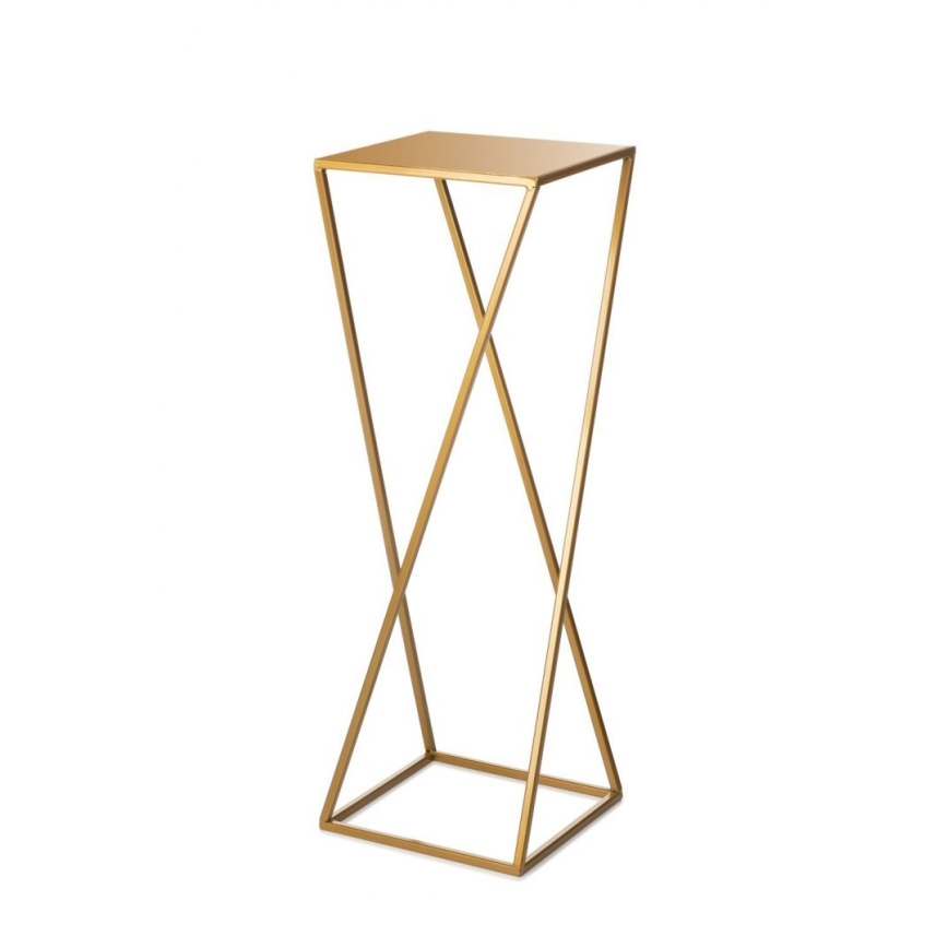 Suporte para flores 70x24 cm dourado