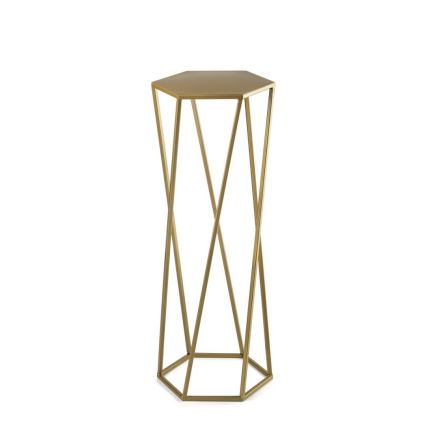 Suporte para flores 70x24 cm dourado
