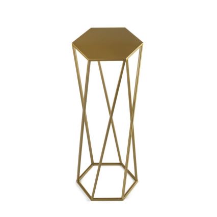 Suporte para flores 70x24 cm dourado