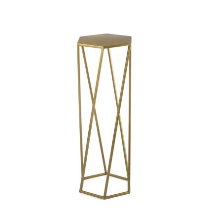 Suporte para flores 70x24 cm dourado