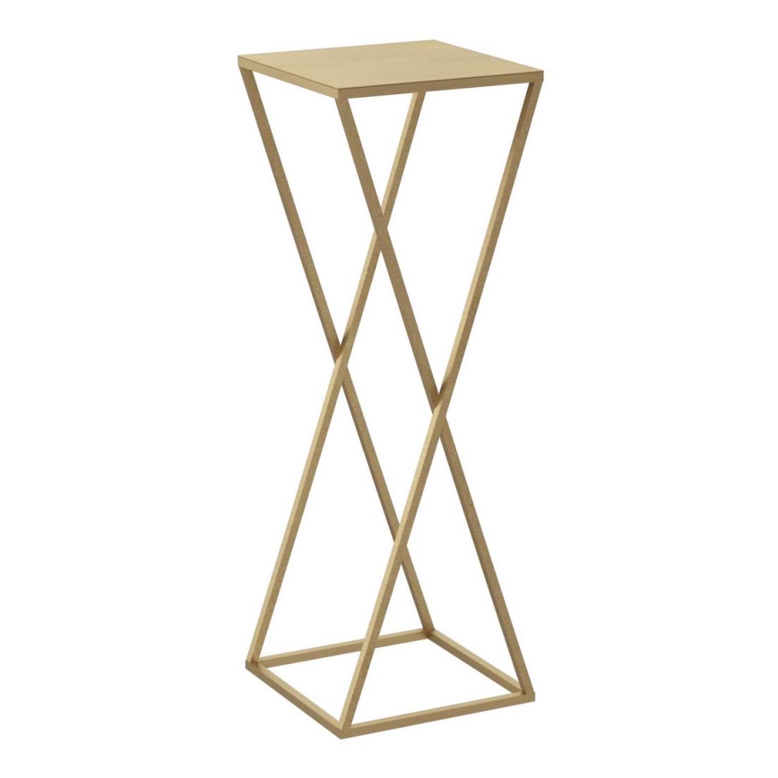Suporte para flores 70x24 cm dourado
