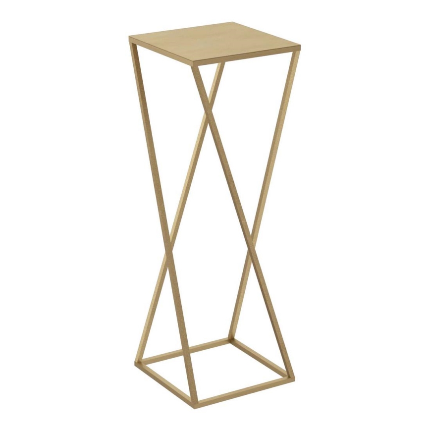 Suporte para flores 70x24 cm dourado