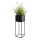 Suporte para flores 70x24 cm preto