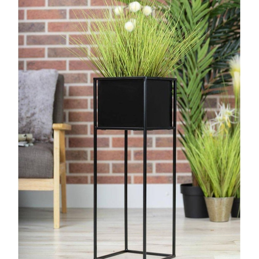 Suporte para flores 70x24 cm preto