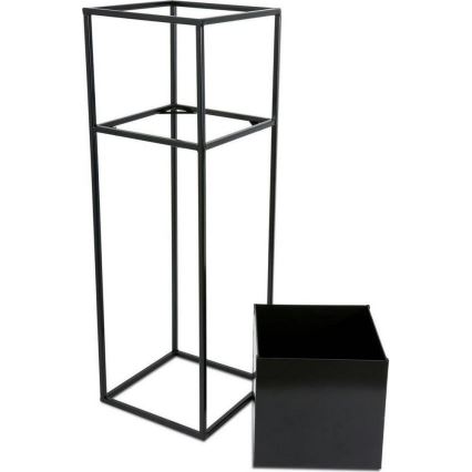 Suporte para flores 70x24 cm preto