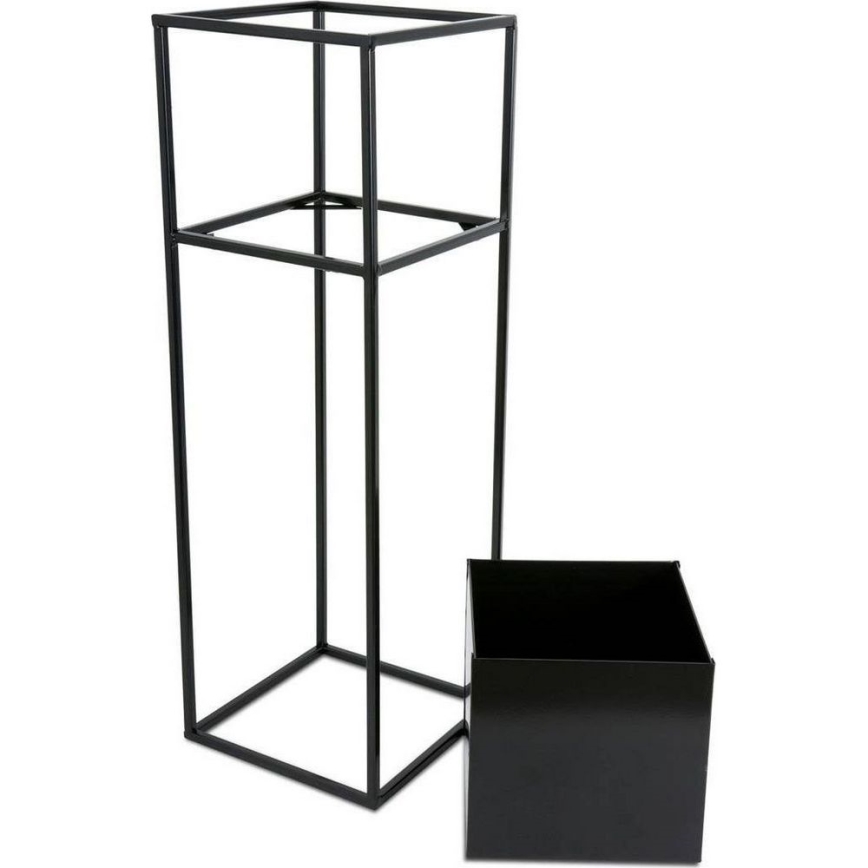 Suporte para flores 70x24 cm preto