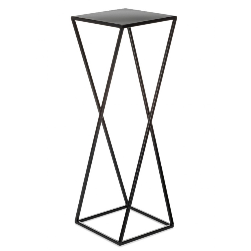 Suporte para flores 70x24 cm preto