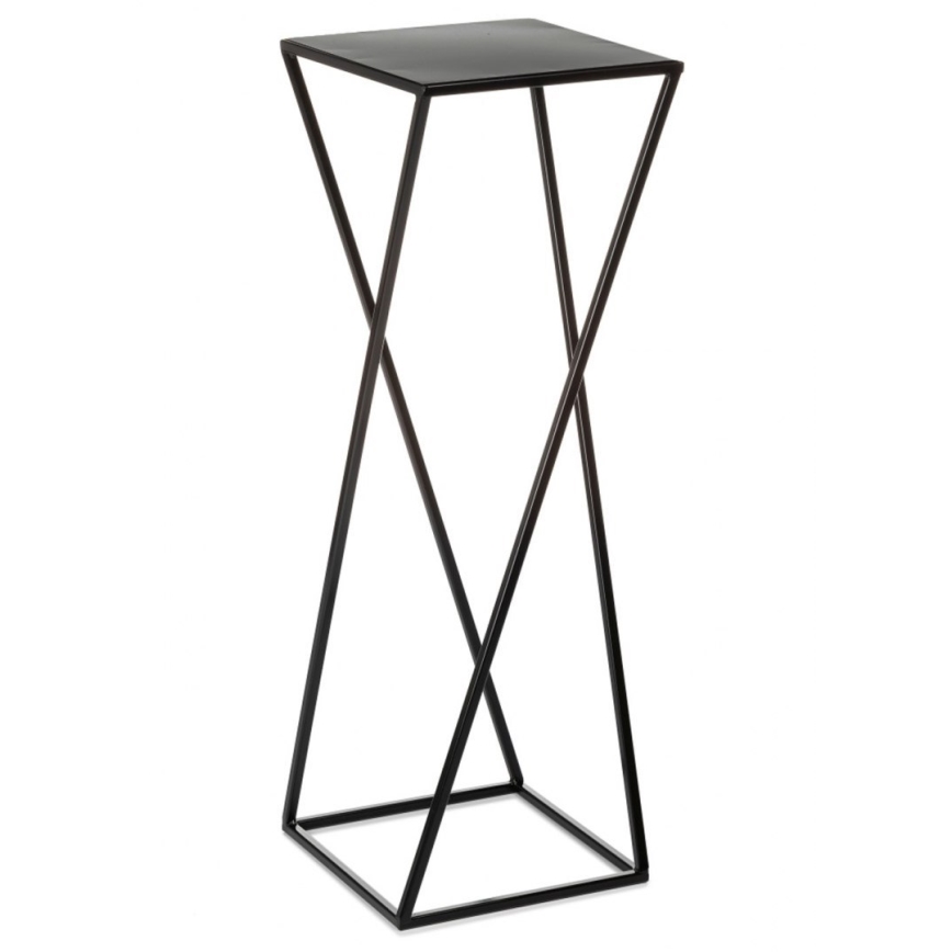 Suporte para flores 70x24 cm preto
