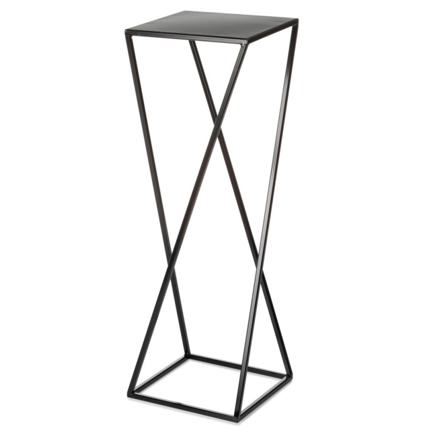 Suporte para flores 70x24 cm preto