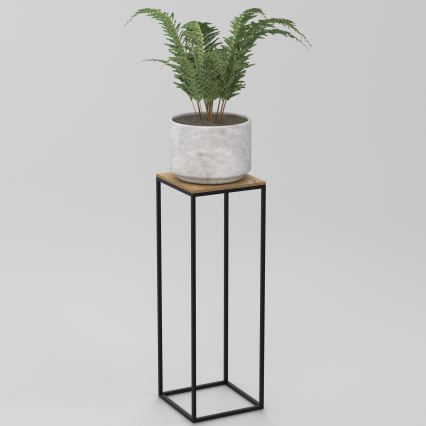 Suporte para flores 70x24 cm preto