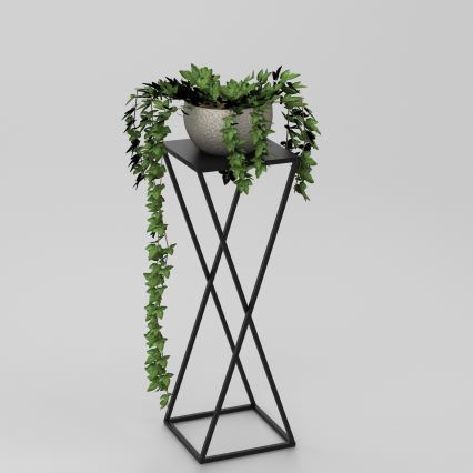 Suporte para flores 70x24 cm preto