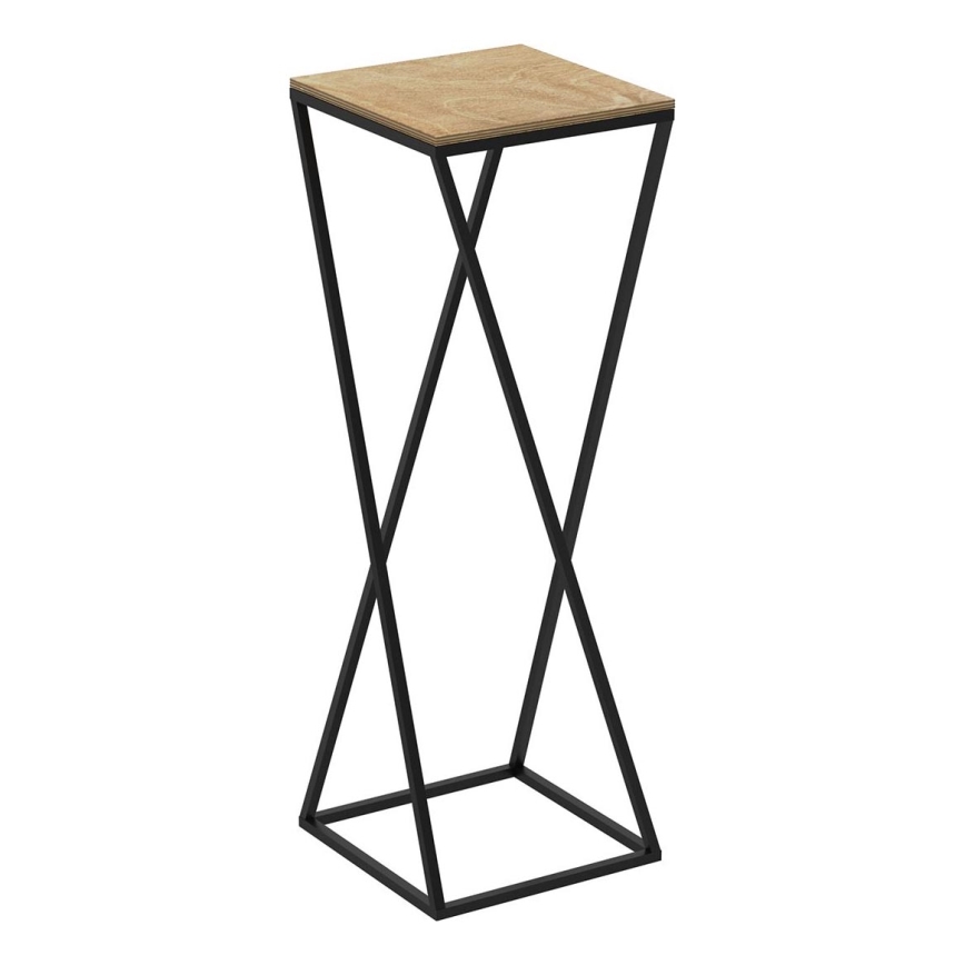 Suporte para flores 70x24 cm preto