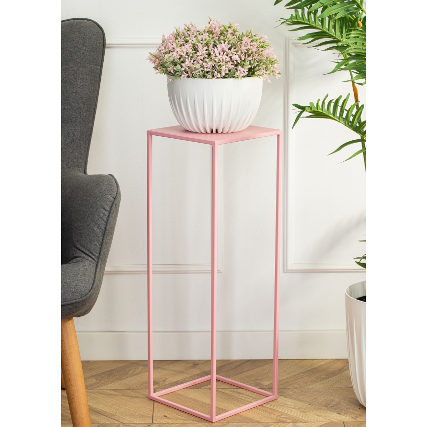 Suporte para flores 70x24 cm rosa