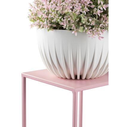 Suporte para flores 70x24 cm rosa