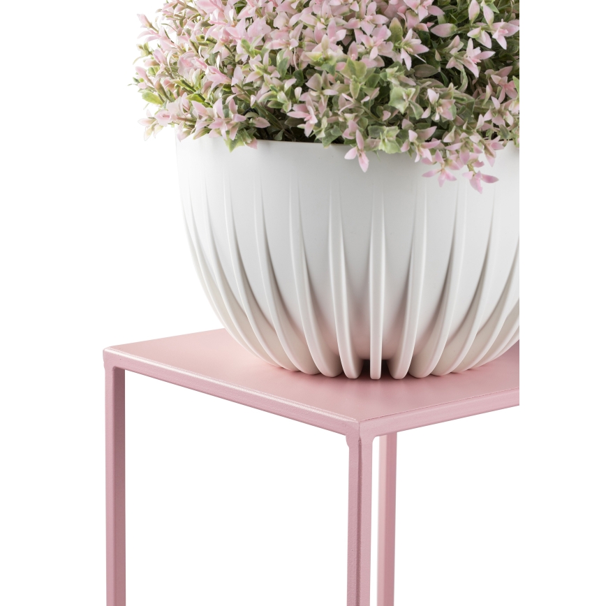 Suporte para flores 70x24 cm rosa
