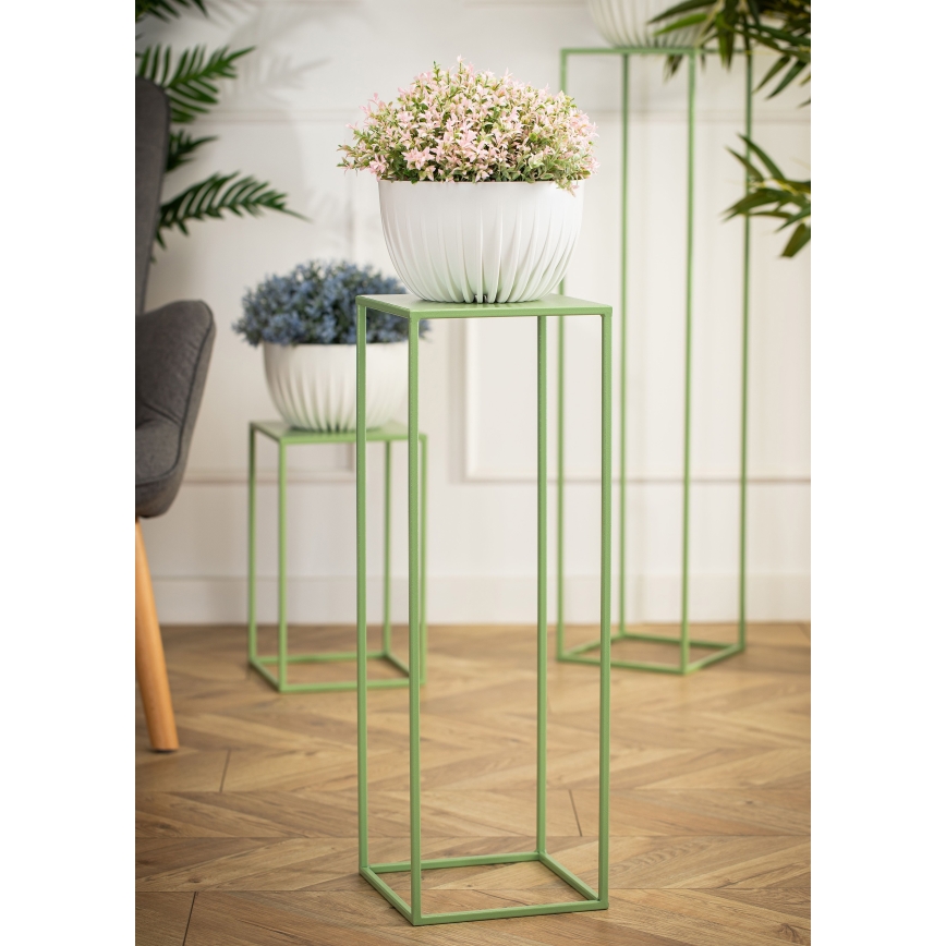 Suporte para flores 70x24 cm verde escuro