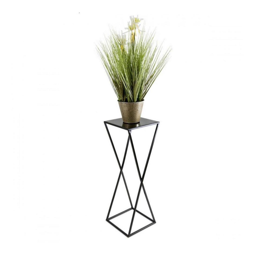 Suporte para flores 70x24 preto