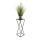 Suporte para flores 70x24 preto