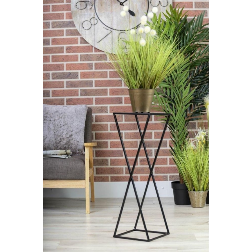 Suporte para flores 70x24 preto