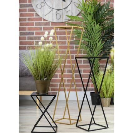 Suporte para flores 70x24 preto