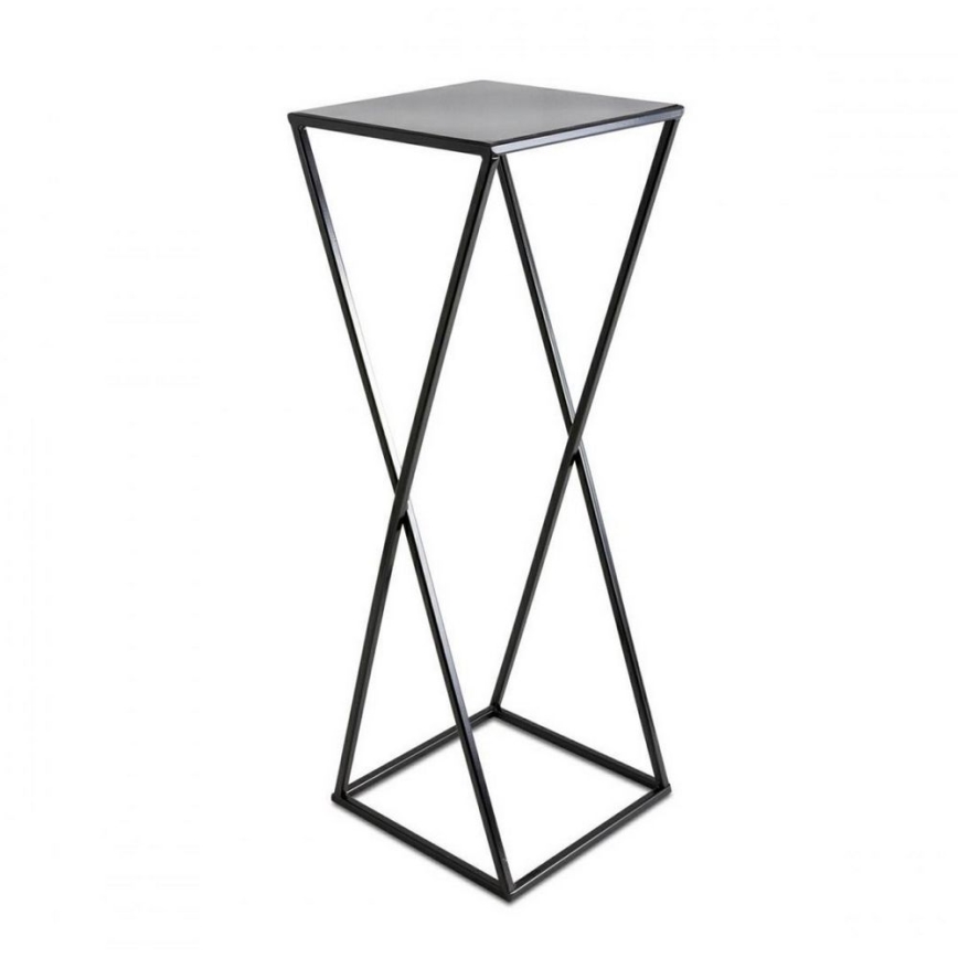 Suporte para flores 70x24 preto