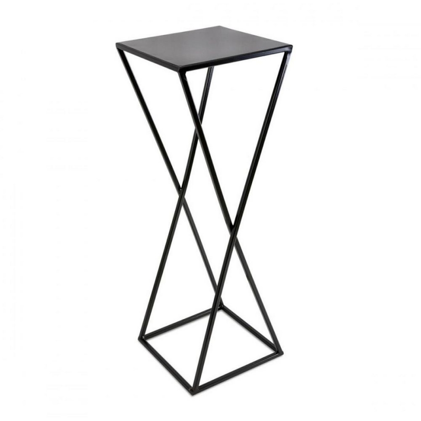 Suporte para flores 70x24 preto