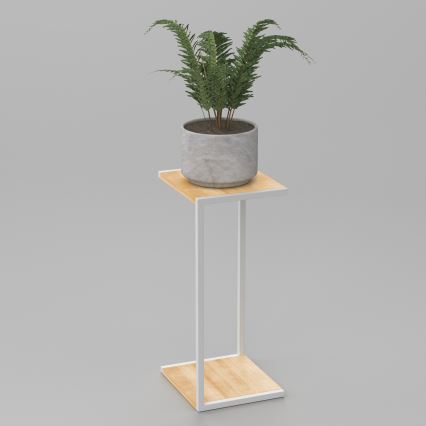 Suporte para flores 70x30x34 cm branco