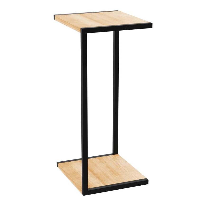 Suporte para flores 70x30x34 cm preto