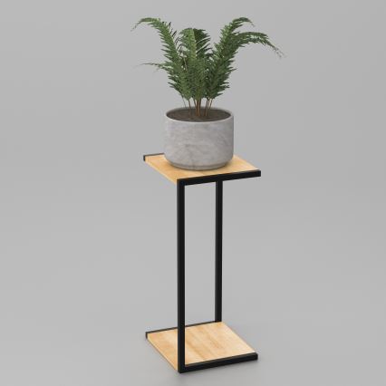 Suporte para flores 70x30x34 cm preto