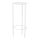 Suporte para flores 70x32 cm branco