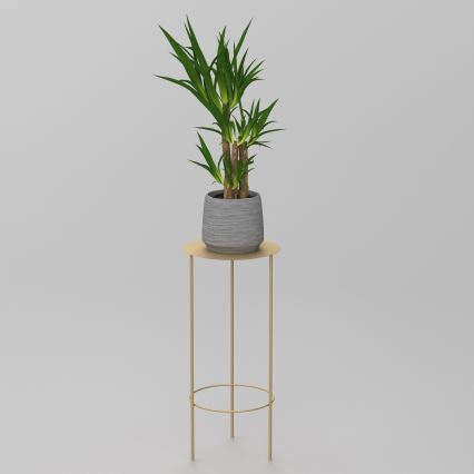 Suporte para flores 70x32 cm dourado