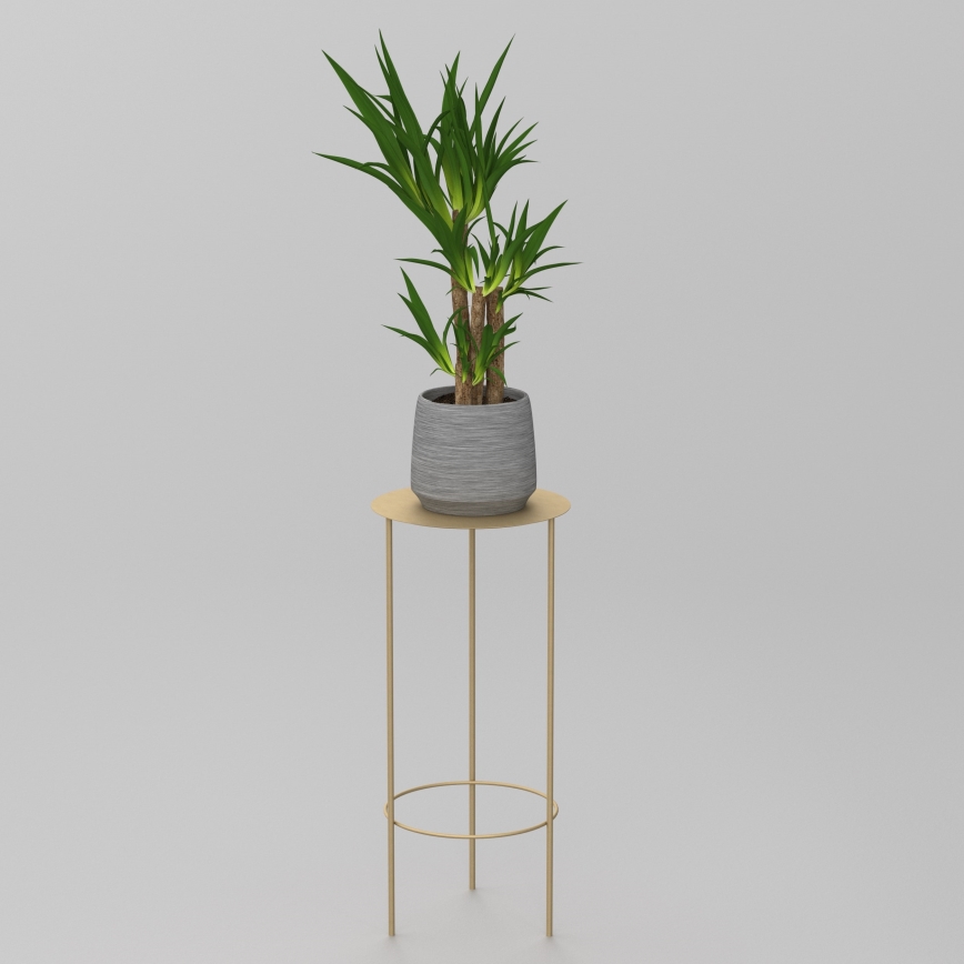Suporte para flores 70x32 cm dourado