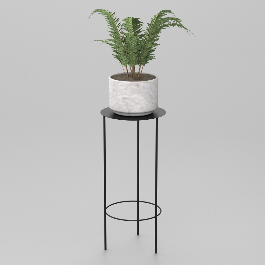 Suporte para flores 70x32 cm preto