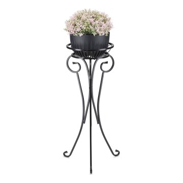 Suporte para flores 74x34 cm preto