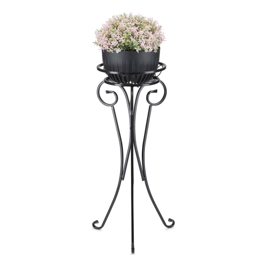 Suporte para flores 74x34 cm preto