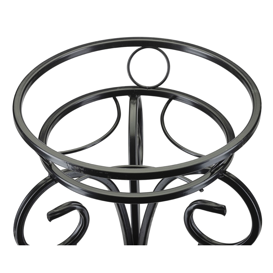 Suporte para flores 74x34 cm preto