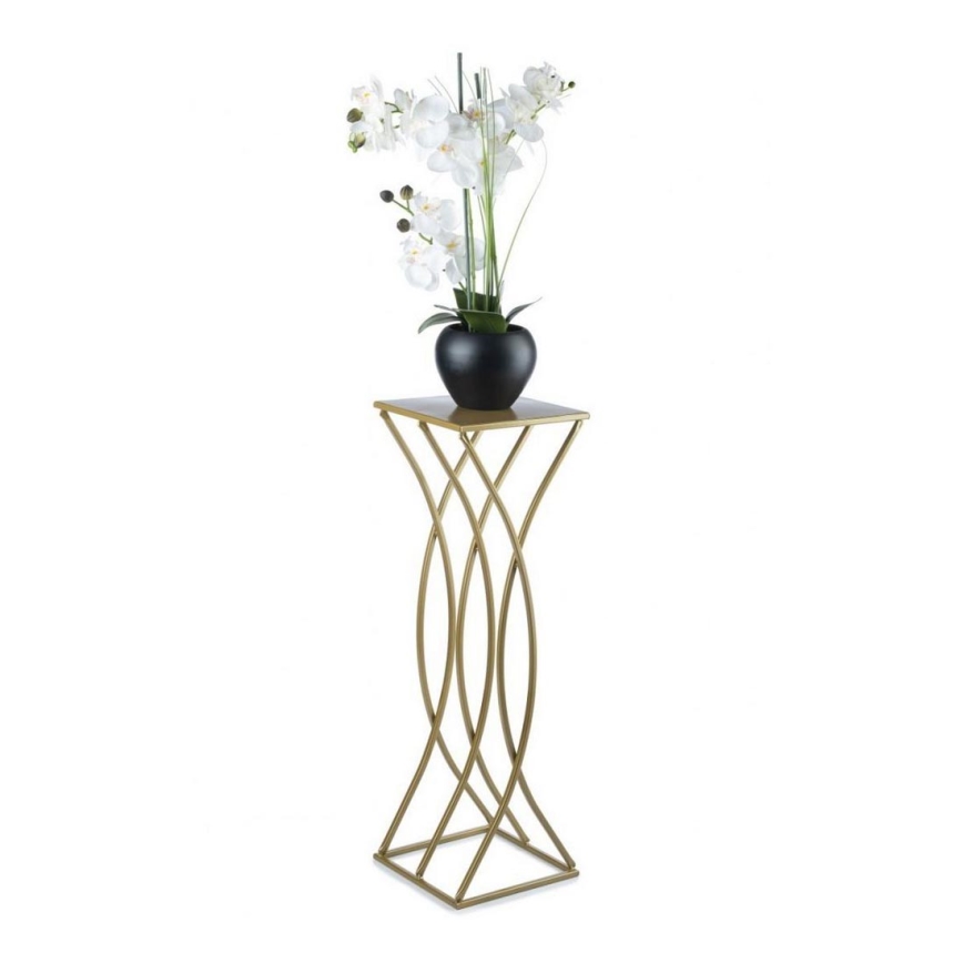 Suporte para flores 75x23 cm dourado