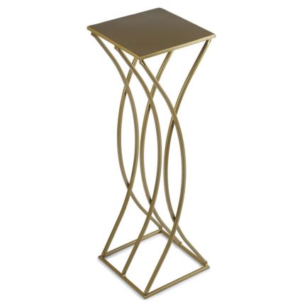 Suporte para flores 75x23 cm dourado