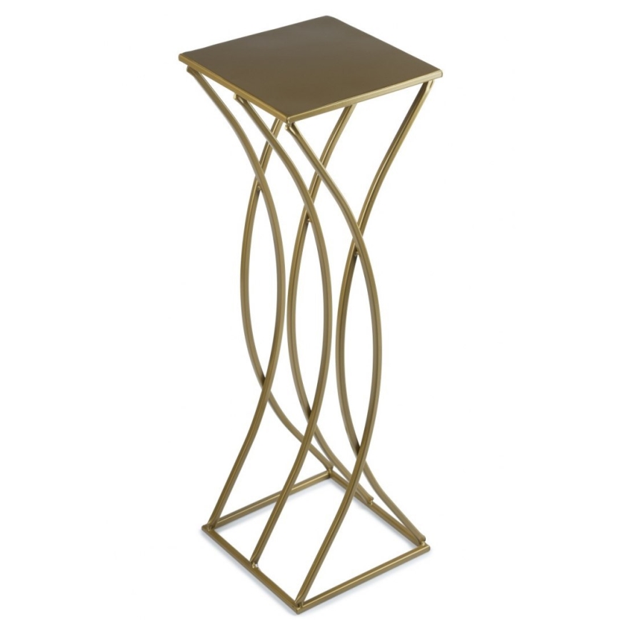 Suporte para flores 75x23 cm dourado