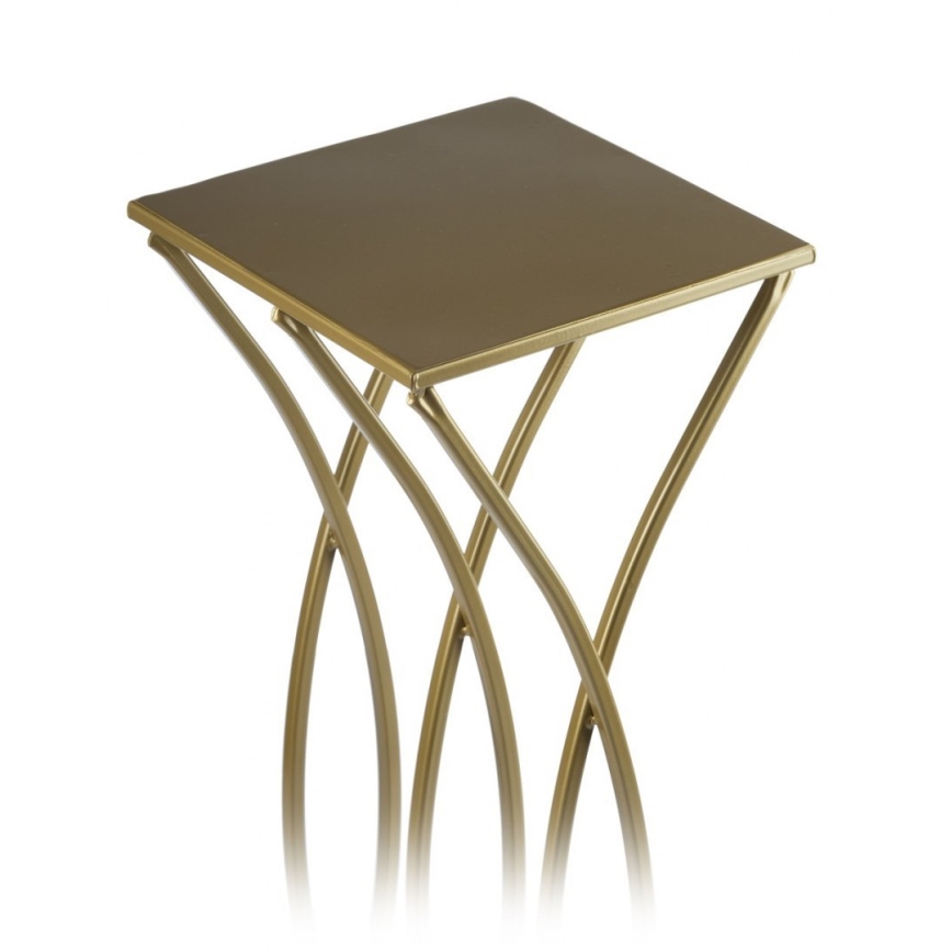 Suporte para flores 75x23 cm dourado