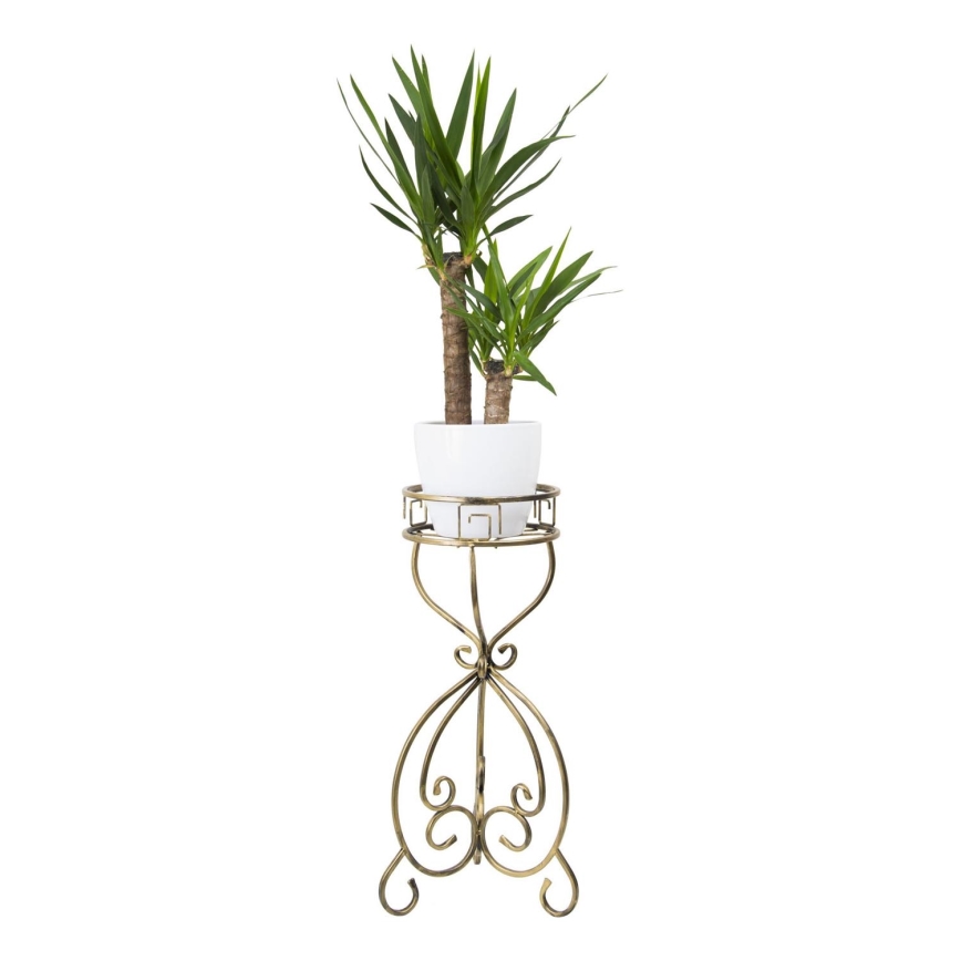 Suporte para flores 76x32 cm dourado