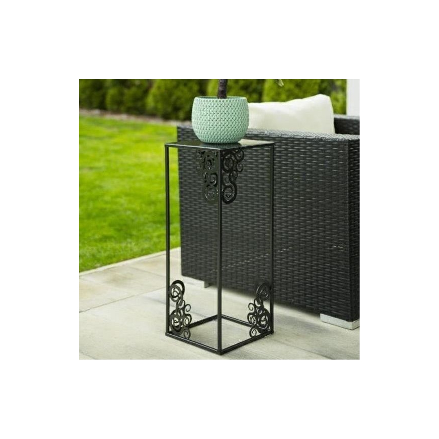 Suporte para flores 80x24 cm preto
