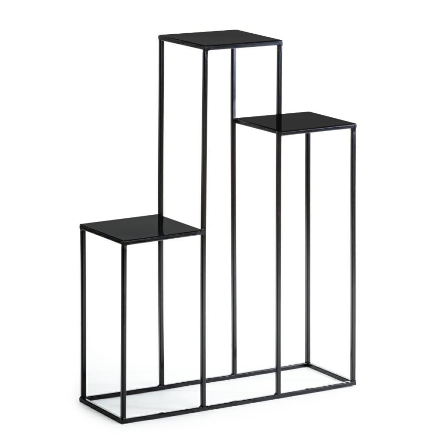 Suporte para flores 80x60 cm preto