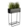 Suporte para flores 82x60 cm preto